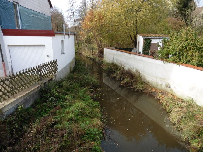 Mauereinsturz an der Regelsbacher Brücke 2017