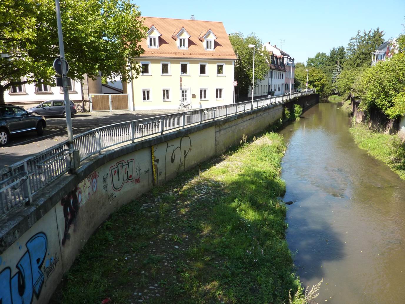 Link führt zur Seite Hochwasserschutz Erlangen