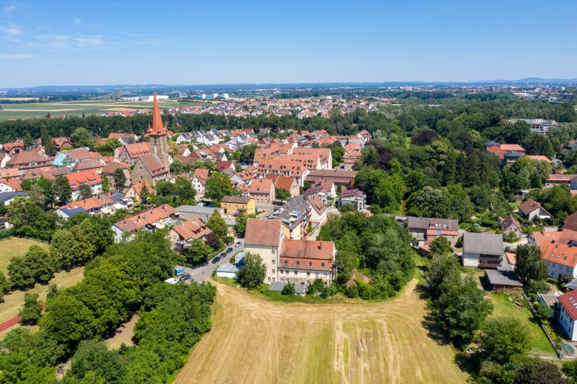 Link führt zur Seite Hochwasserschutz Burgfarrnbach